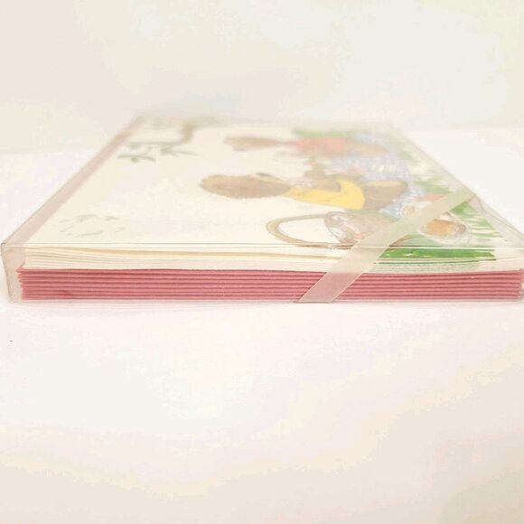 NOS Suzy Spafford Teddy Bears on Picnic Card Playing Blank Greeting Cards - Picture 3 of 4